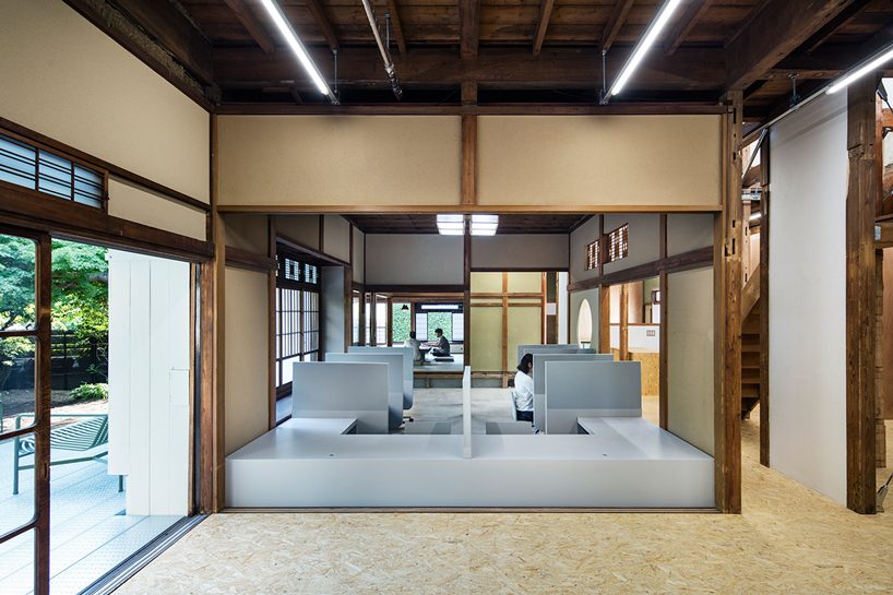 schemata architects contrasts organic and inorganic elements in japanese house renovation