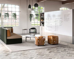 steelcase's share it collection allows creating both shared and private offices