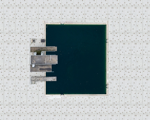 stephan zirwes offers uncanny orthographic aerial photography with his latest 'pools'