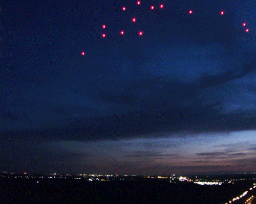TIME creates its latest magazine cover with the help of 958 drones