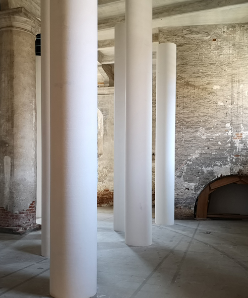 valerio olgiati sets a space in a space at the venice architecture biennale