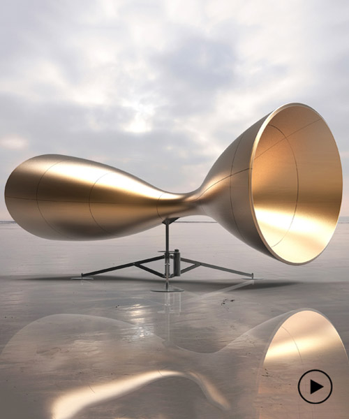 vincent leroy combines sound and motion in its double echo installation