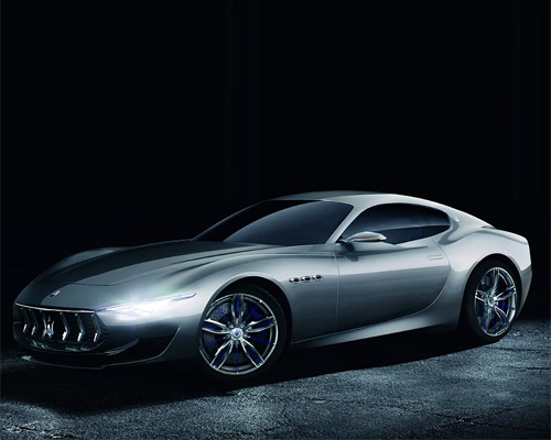 maserati electrifies their alfieri coupe concept-turned-production car