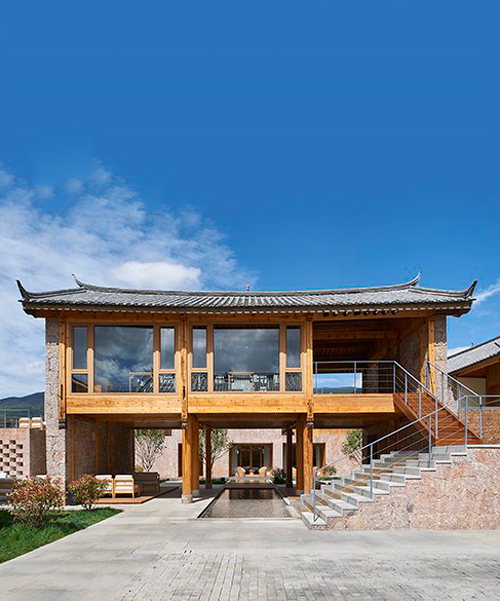 yoshimasa tsutsumi renovates and extends chinese housing into tsingpu baisha retreat hotel