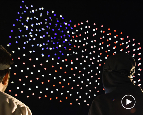 500 intel drones replace travis air force base fireworks for fourth of july