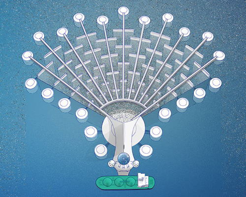 CREAX designs an environmental solution to collect microplastics floating in the ocean