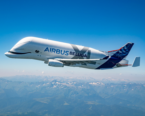 a whale in the sky: the airbus beluga XL takes its maiden flight