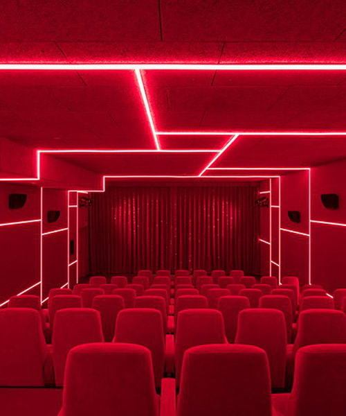 bruzkus batek's cinema in berlin is designed as a series of artpieces