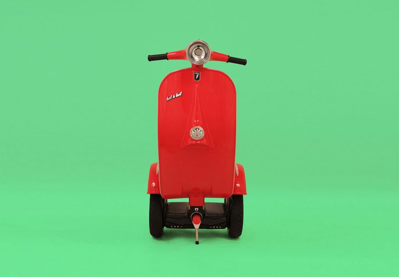 Bel Bel Studio Give The Segway A Vespa Inspired Vintage Scooter Revamp