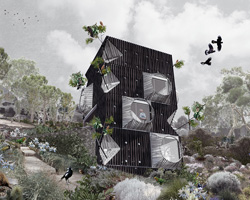 an ornithologist's dream: this home is entirely engineered around bird watching