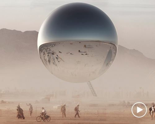 BIG crowdfunds plans to build giant reflective 'ORB' at burning man