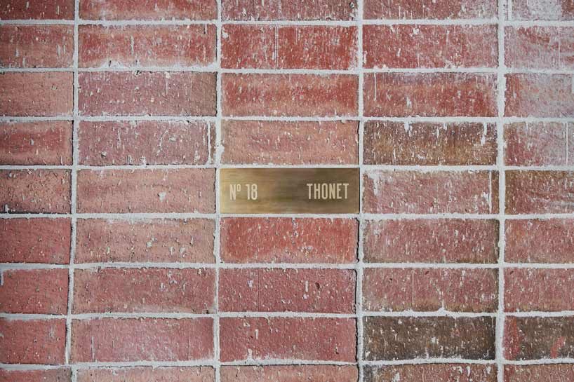 Red Brickwork In Melbourne S Bentwood Cafe Reflects The Industrial