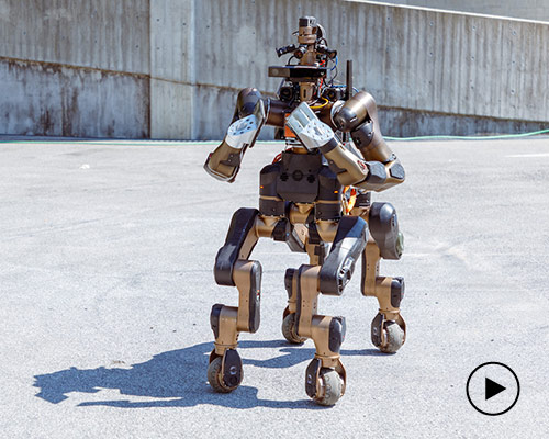 centauro is a horse-like disaster response robot with karate chopping hoofs