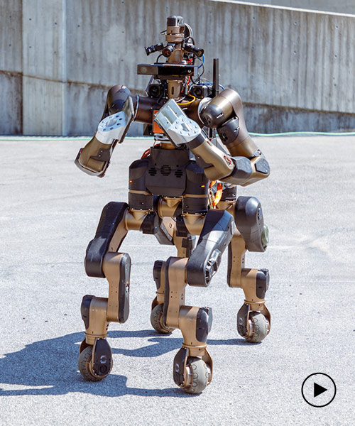 centauro is a horse-like disaster response robot with karate chopping hoofs