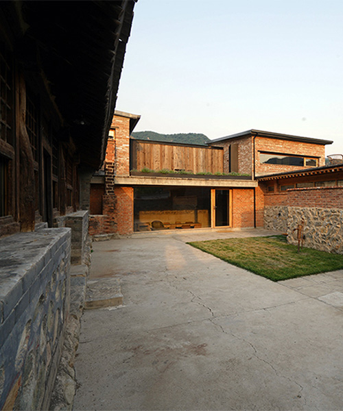 xian architects uses local brick and woodwork to renovate courtyard house in northern china