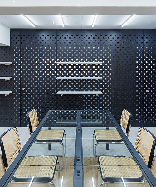 daisuke motogi architects designs 'dappled' office in tokyo