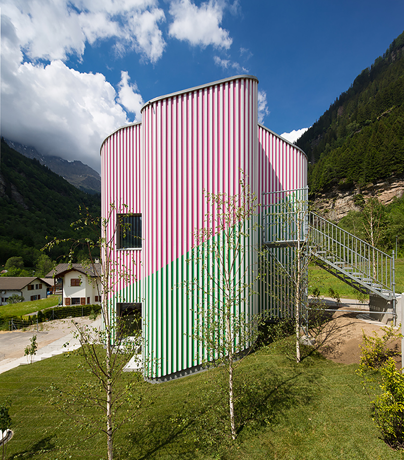 davide macullo daniel buren swisshouse rossa