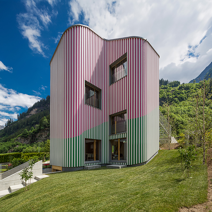 davide macullo daniel buren swisshouse rossa