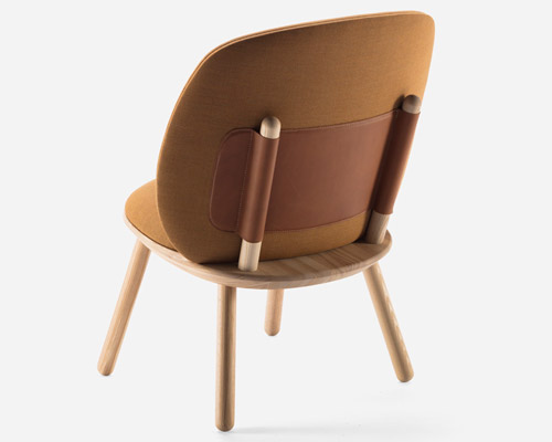 etc.etc.'s naïve is a flat-pack chair supported by a leather strap