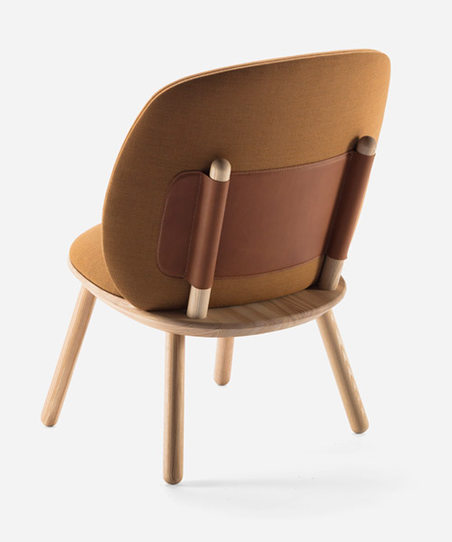 etc.etc.'s naïve is a flat-pack chair supported by a leather strap