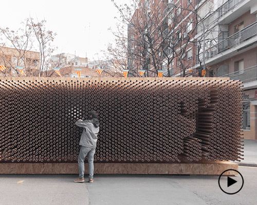 nituniyo + memosesmas' installation is a blank canvas inviting visitors to express themselves