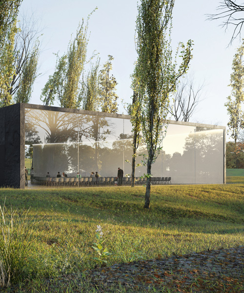 new funeral center by hofmandujardin rethinks the way we say goodbye