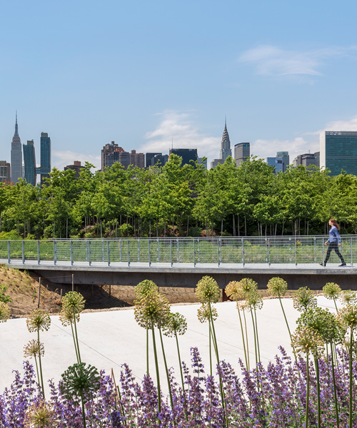 abandoned industrial landscape transformed into new waterfront park in NYC