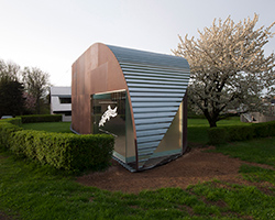 jiří příhoda relocates his latest ARK dwelling to a renaissance-era czech village