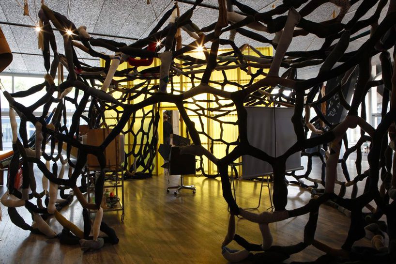 the next quasi-complex: enter the surreal, grotesque world of john bock at fondazione prada