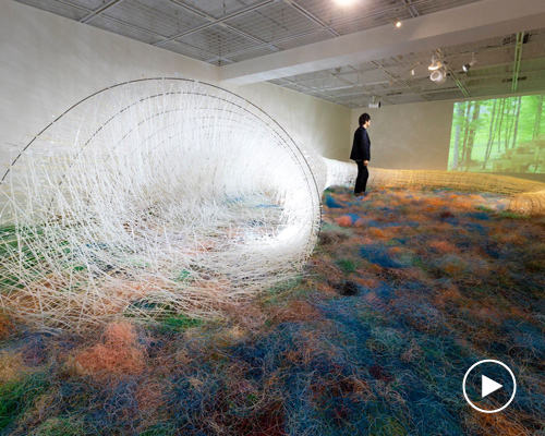 kengo kuma builds namako, a gigantic sea cucumber installation for design canberra festival