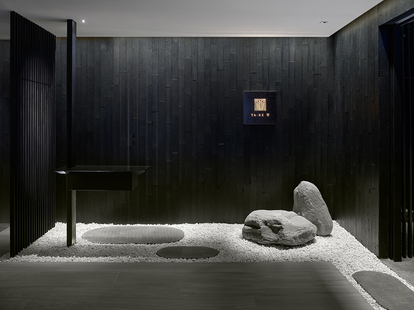 kengo kuma builds hong kong's také restaurant entirely out of bamboo