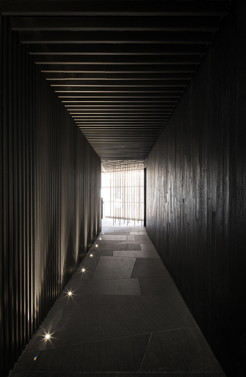 kengo kuma builds hong kong's také restaurant entirely out of bamboo