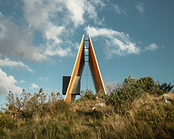 MAPA's sacromonte chapel in uruguay respects the landscape by denying its confinement