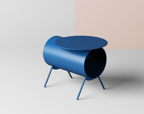 mario tsai's side table is reminiscent of the piggy bank