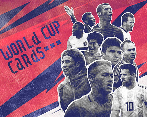 nacione creates football cards that feature the 2018 FIFA world cup's best moments