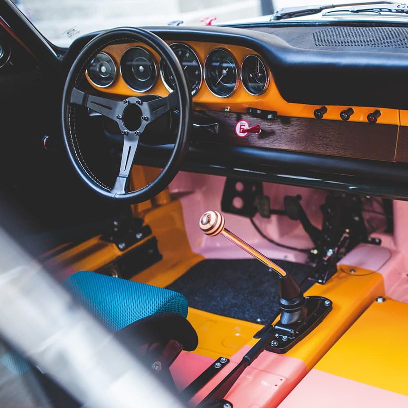 porsche made over this 1965 911 racer in paul smith's iconic stripes