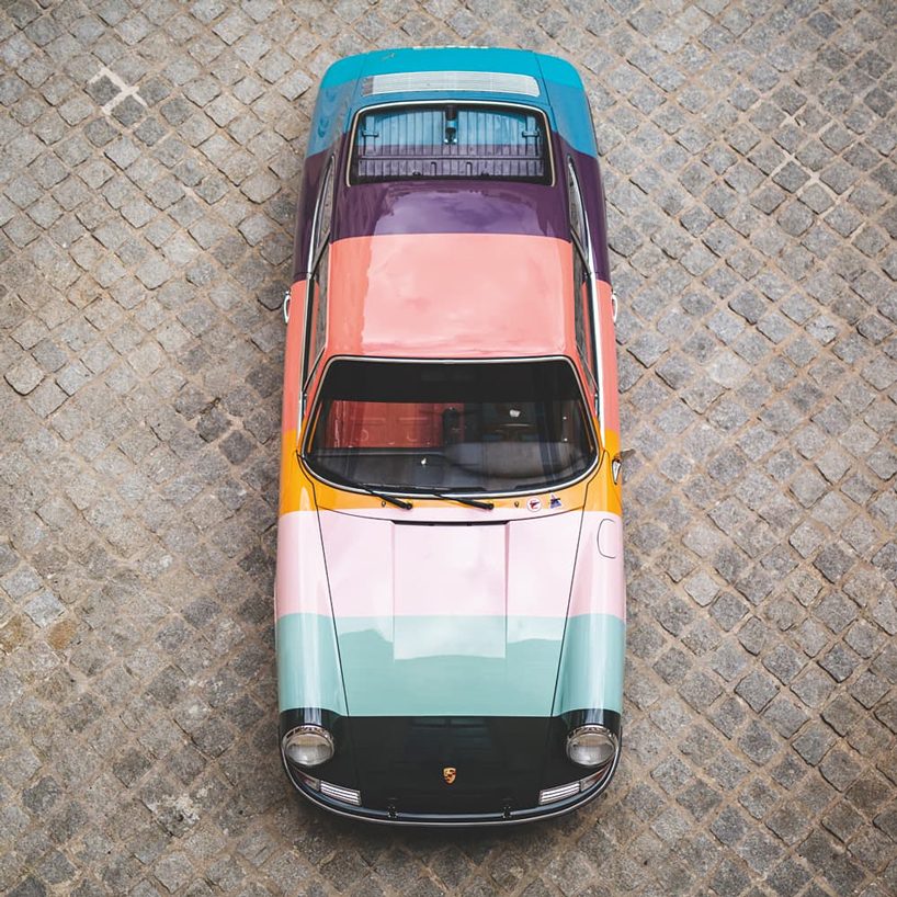 porsche made over this 1965 911 racer in paul smith's iconic stripes