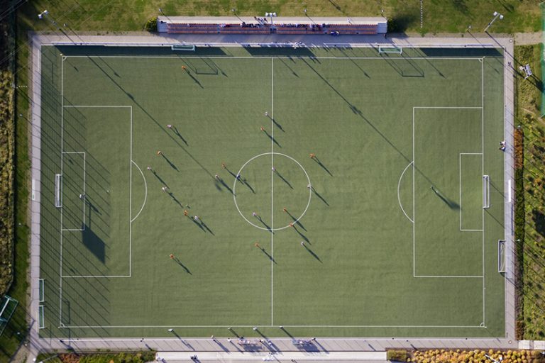 stephan zirwes football photography creates a field abstraction of the ...