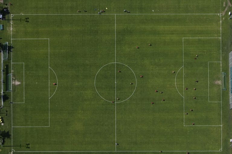 stephan zirwes football photography creates a field abstraction of the ...