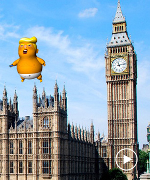 schors invoeren Vluchtig a giant baby donald trump balloon will fly over london during the  president's UK visit