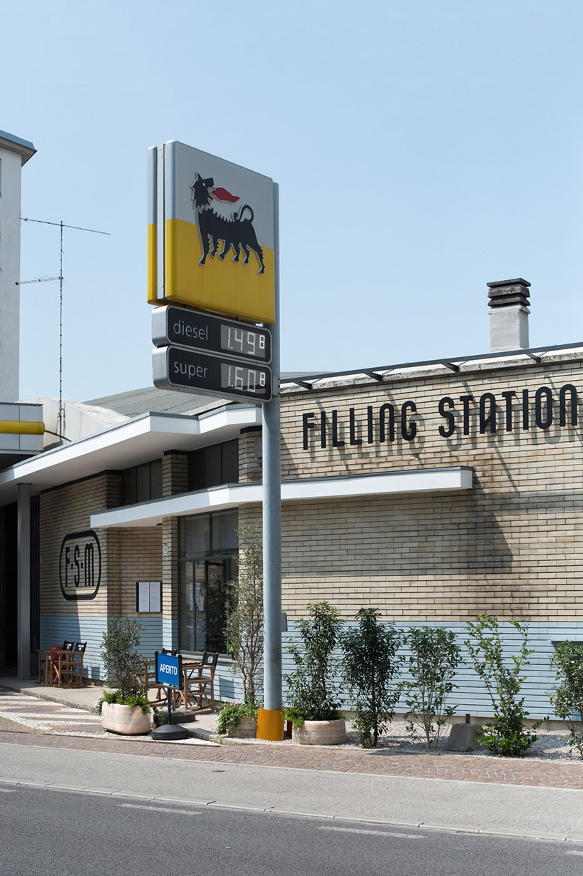 visual display's concept store references eni agip's filling station motels