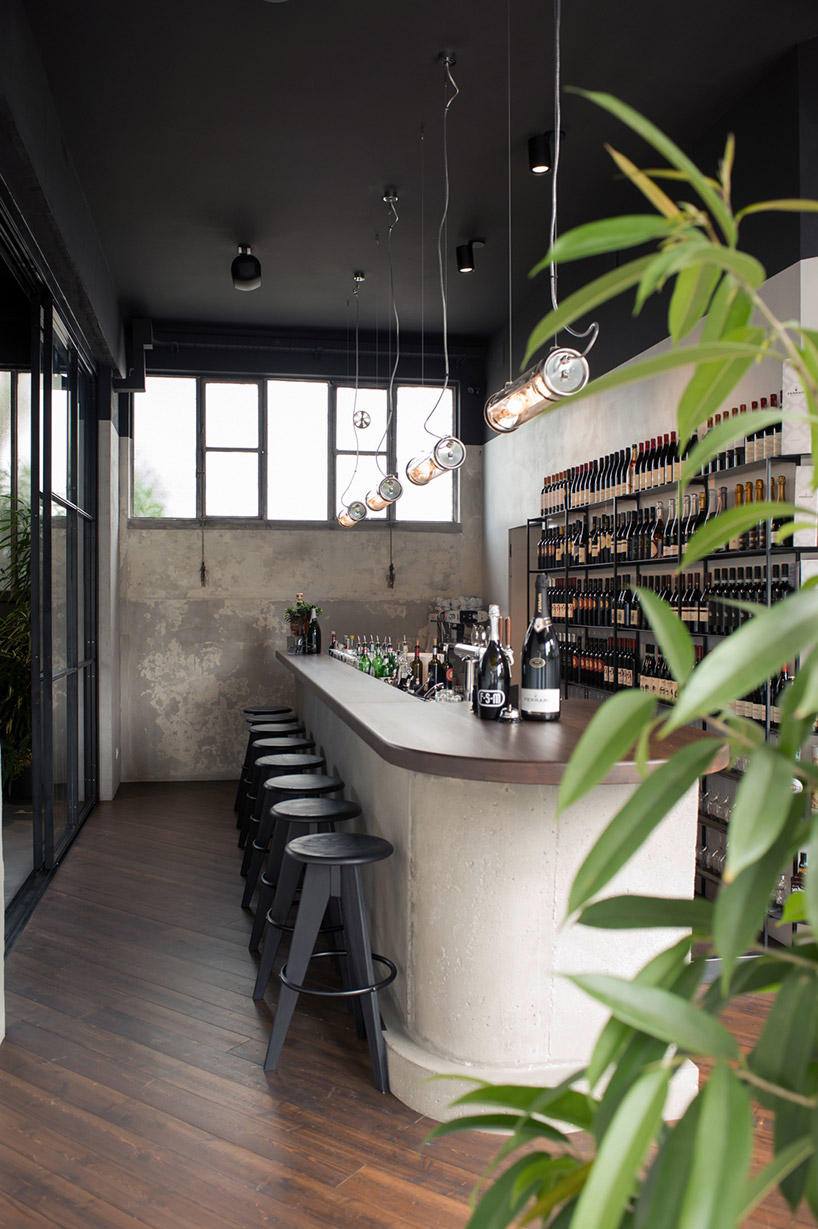 visual display's concept store references eni agip's filling station motels