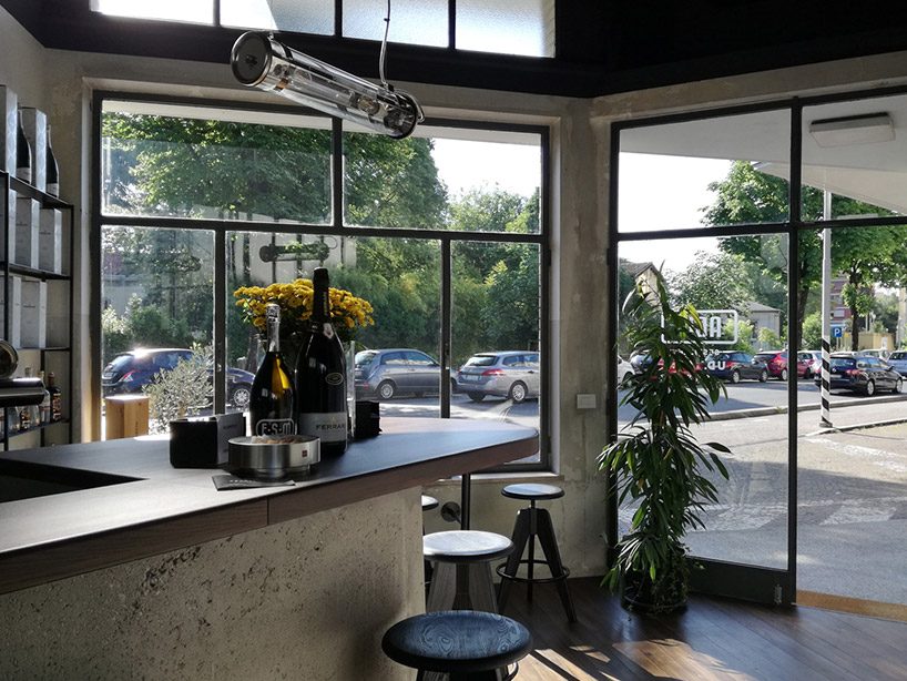 visual display's concept store references eni agip's filling station motels