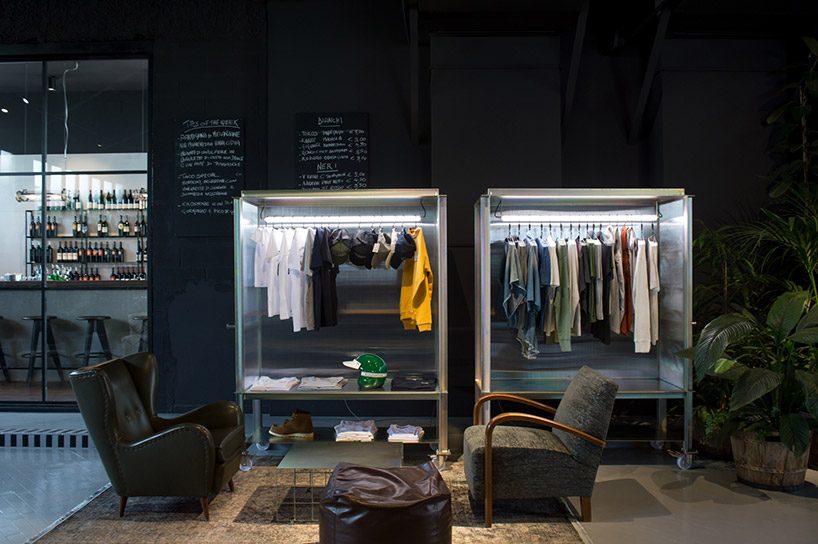 visual display's concept store references eni agip's filling station motels