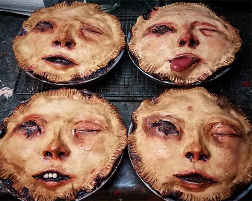 these gruesome face pot pies are the embodiment of every sweeny todd fan dream