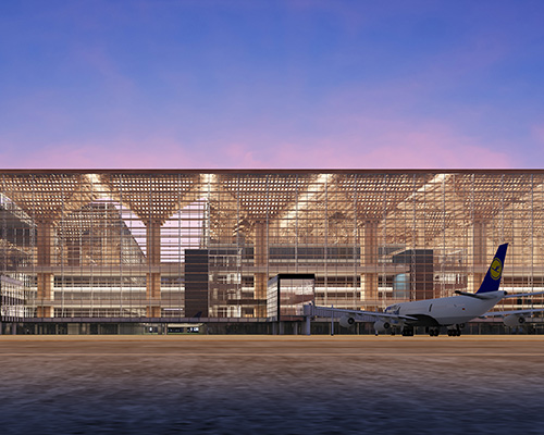 forest-inspired terminal with indoor waterfall planned for bangkok airport