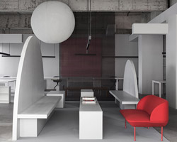 AD ARCHITECTURE's office in guangzhou province is a playful combination of sculptures