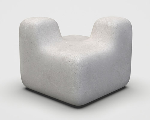 babol, a concrete modular seating for public spaces and outdoor living by alessandro di prisco