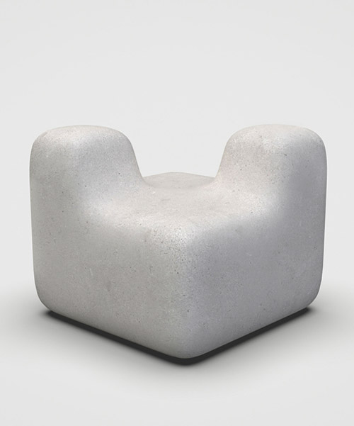 babol, a concrete modular seating for public spaces and outdoor living by alessandro di prisco
