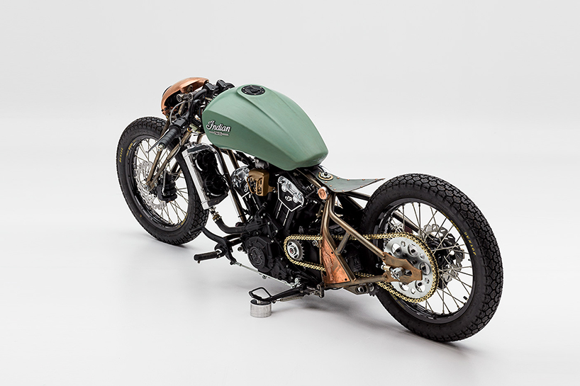 custom indian scout bobber by NASA engineer wins indian